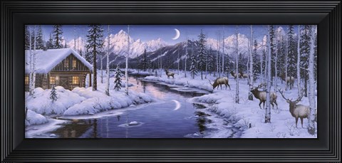 Framed Winter Silence Print