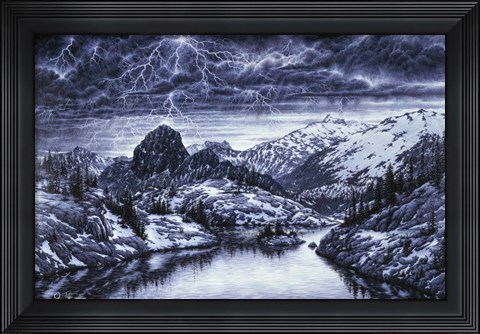 Framed Stormwatch Print