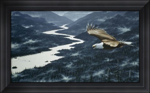 Framed On The Silent Wings Of Freedom Print