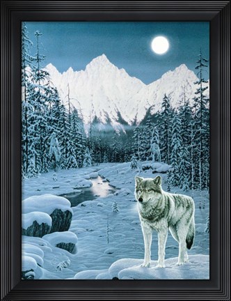 Framed Winter Twilight Print