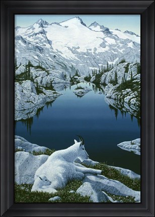 Framed Casade Summer Print
