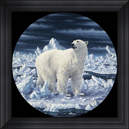 Framed Polar Bear Print
