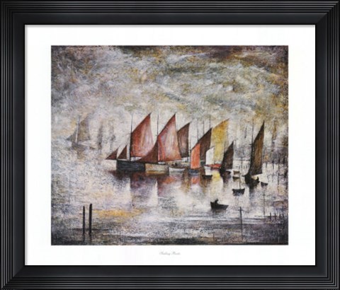 Framed Sailing Boats Print