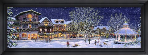 Framed Hometown Holiday Print