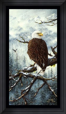 Framed Eagle Rest Print