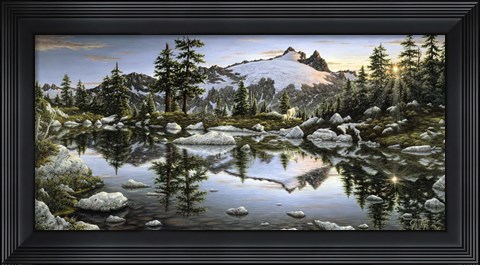 Framed Alpenglow Print