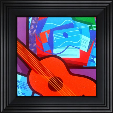 Framed Homage To Juan Gris Print