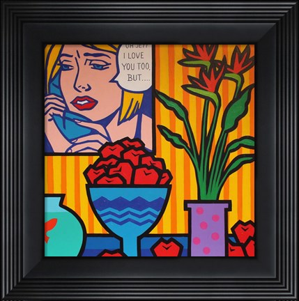 Framed Homage To Lichtenstein And Wesselman Print