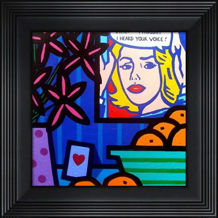 Framed Homage To Lichtenstein Print