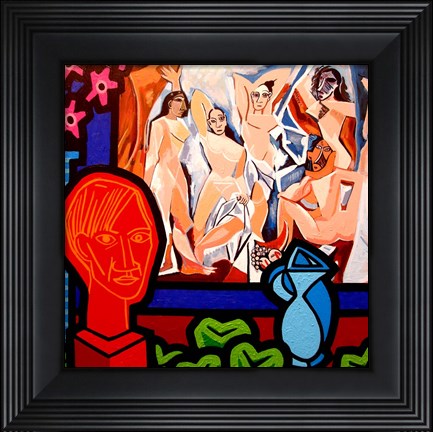 Framed Homage To Picasso 1 Print