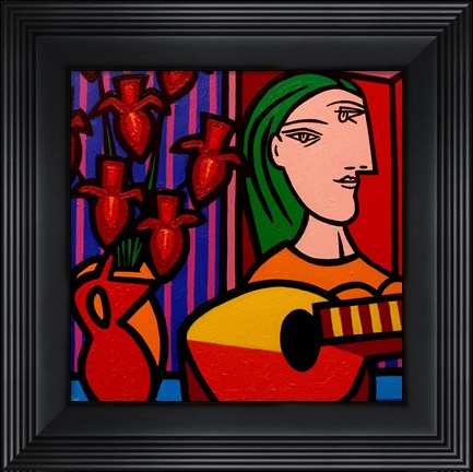 Framed Homage To Picasso 2 Print