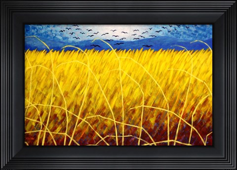 Framed Homage To Van Gogh 1 Print