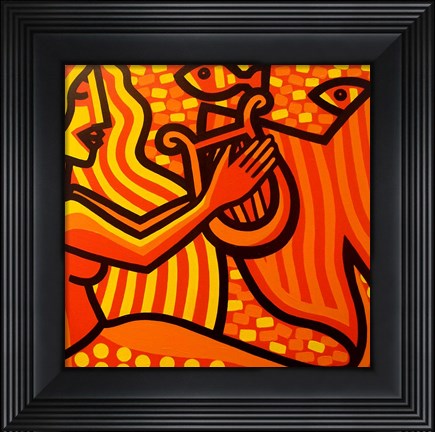 Framed Mermaid Music Print