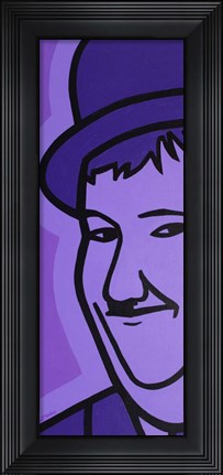 Framed Oliver Hardy Print