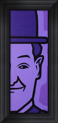 Framed Stan Laurel Print