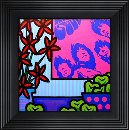 Framed Stil Llife With The Beatles Print