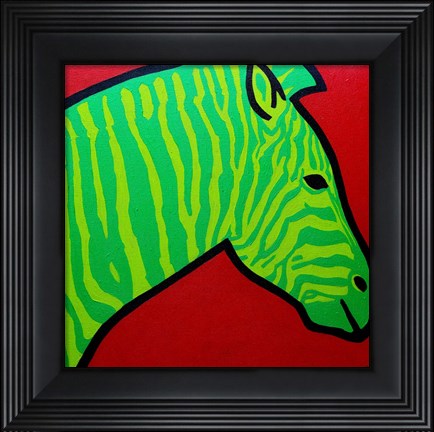 Framed Irish Zebra Print
