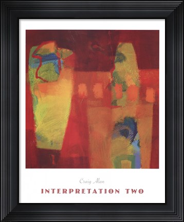 Framed Interpretation Two Print