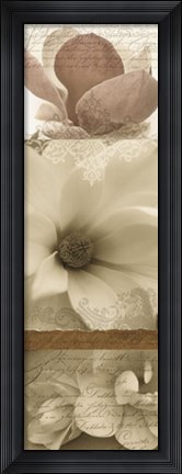 Framed Fantasy Magnolias II Print