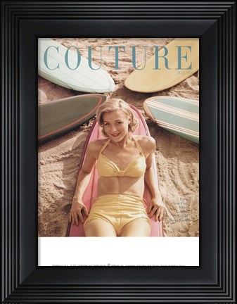 Framed Couture May 1951 Print