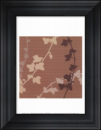 Framed Clay Silhouette Print