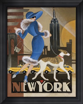 Framed New York Style Print