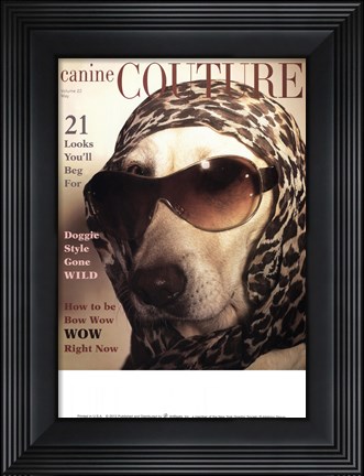 Framed Bow Wow Wow Print