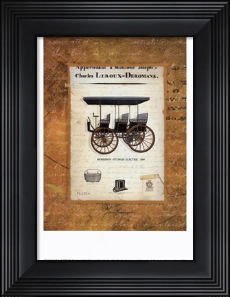 Framed Morrison-Sturgis 1890 Print