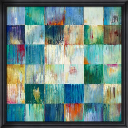 Framed Be The Rain You Remember Falling Print