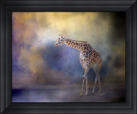 Framed Let The Sun Shine In Giraffe Print