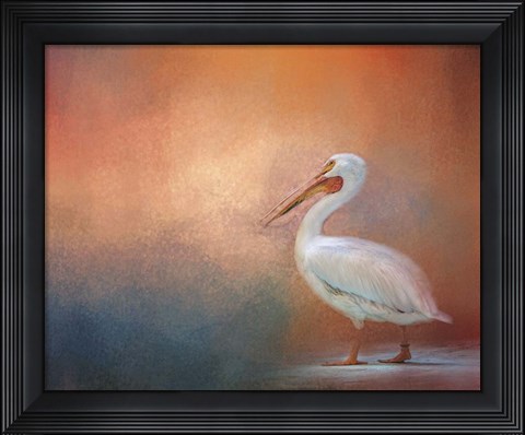 Framed Pelican Walk Print