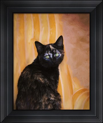 Framed Royal Kitten Print