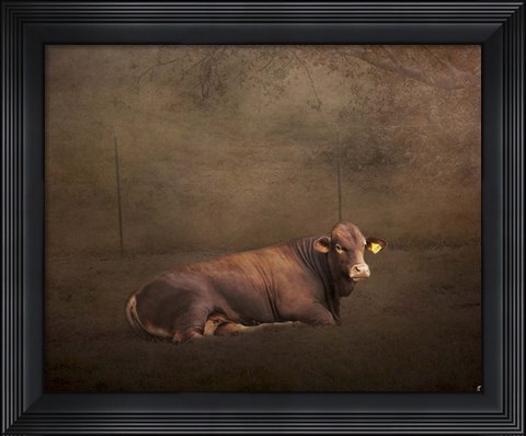 Framed Tag Number 1108 Print