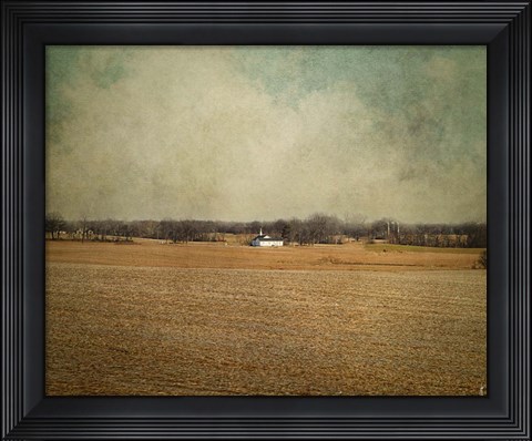 Framed Country Church Print