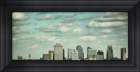 Framed Downtown Nashville After Sunrise Print