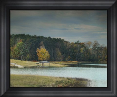 Framed November Dock Print