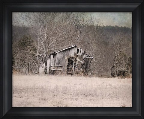 Framed Remains Of Winter Print