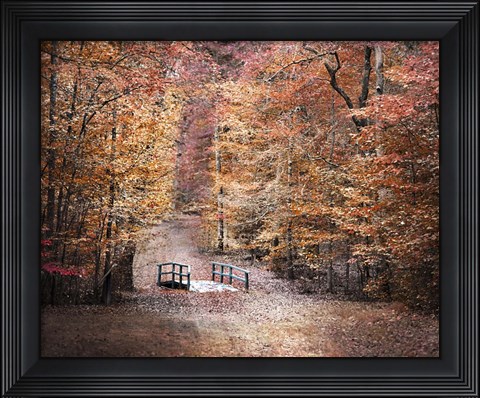 Framed Little Blue Bridge Print