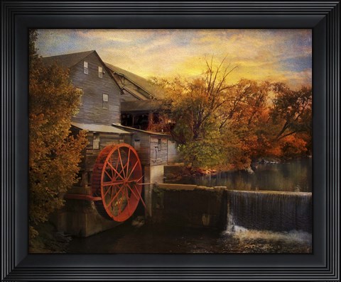 Framed Old Mill Print