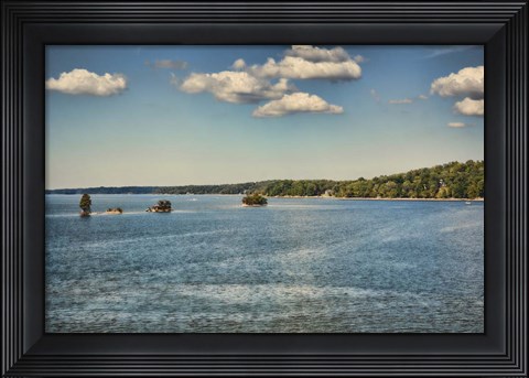 Framed Tiny Islands Print