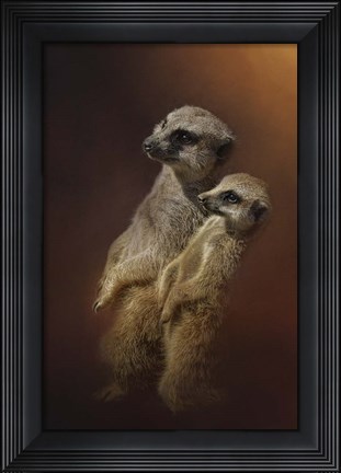 Framed Standing At Attention Print