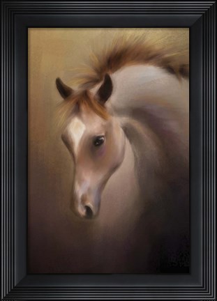 Framed Escape From The Stable Print
