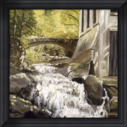 Framed Gatineau Park Ruins Print