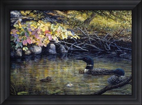 Framed Peaceful Reflections Print
