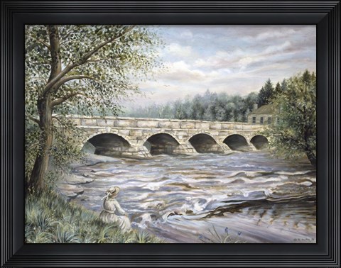 Framed Summertime Pakenham Bridge Print
