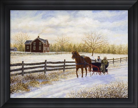 Framed Winter&#39;s Day Print