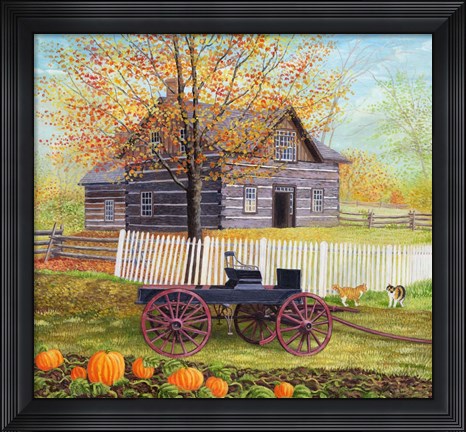 Framed Day on the Farm Print
