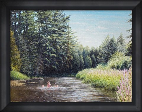 Framed Memories of Summer Print