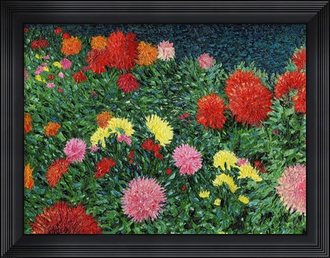 Framed Summer Flowers Print