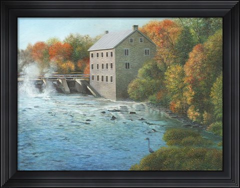 Framed Old Mill Manotick Ontario Print